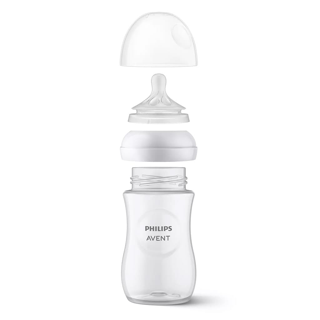 شیشه شیر نچرال 3 قطره جعبه ای 260میل آبی اونت | Avent — تصویر ۴