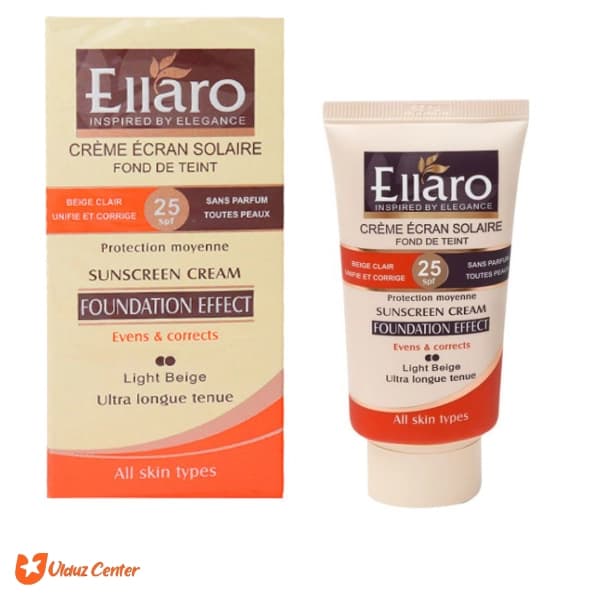 کرم ضد آفتاب الارو فاقد چربى SPF25 رنگ بژ روشن 40 میلی