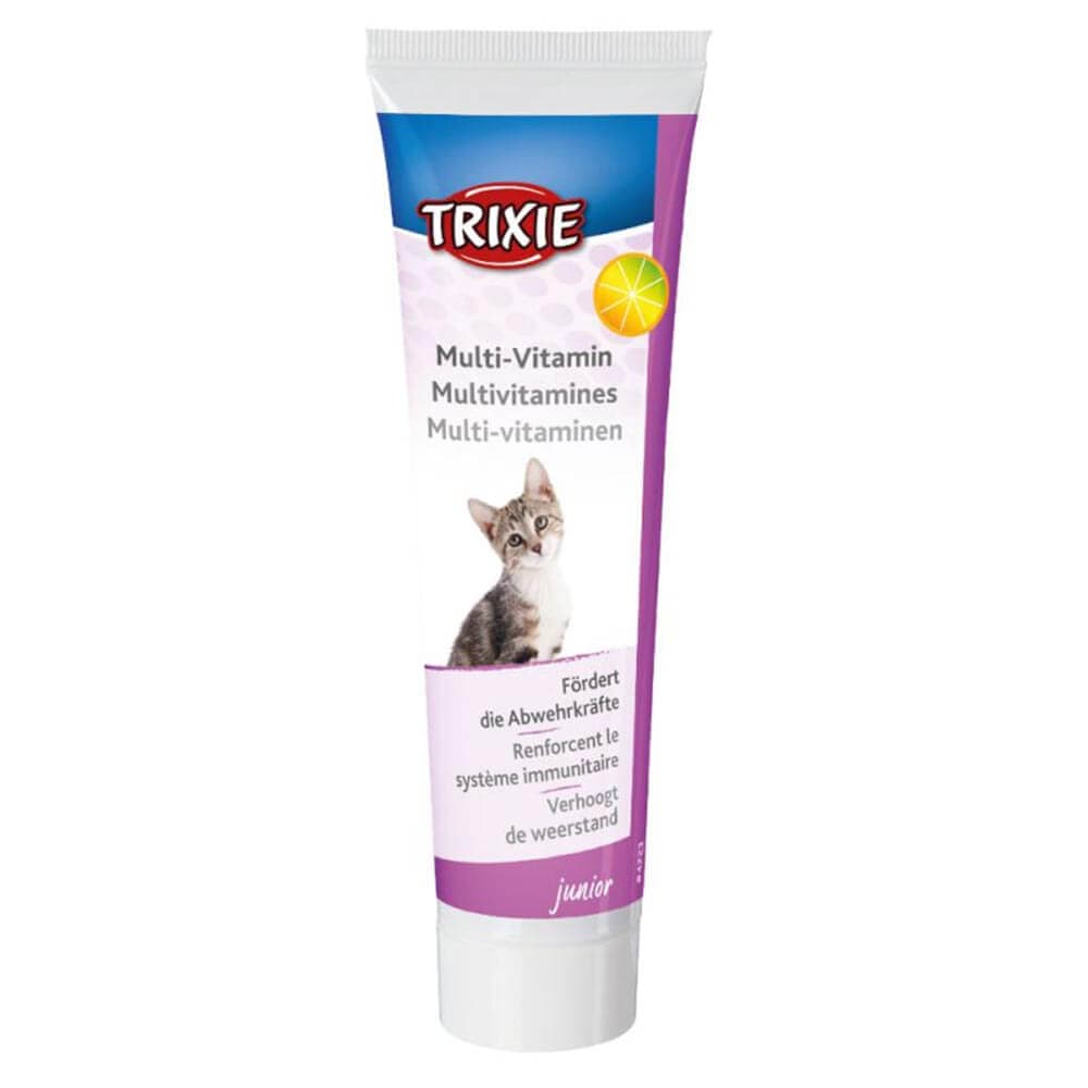 خمیر مکمل مولتی ویتامین بچه گربه 100 گرمی تریکسی (trixie) — تصویر ۲