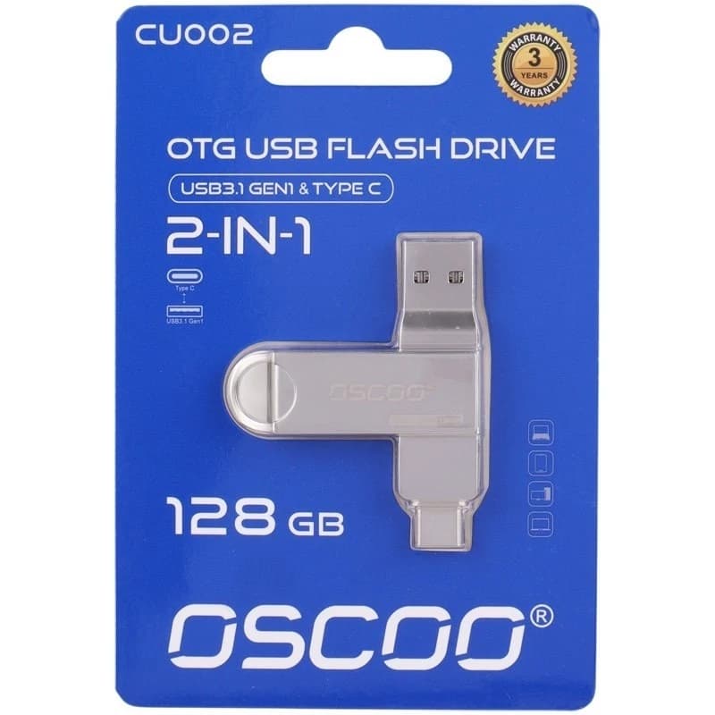 فلش مموری اوسکو مدل CU-002 ظرفیت 128 گیگابایت کد 5351 — تصویر ۴