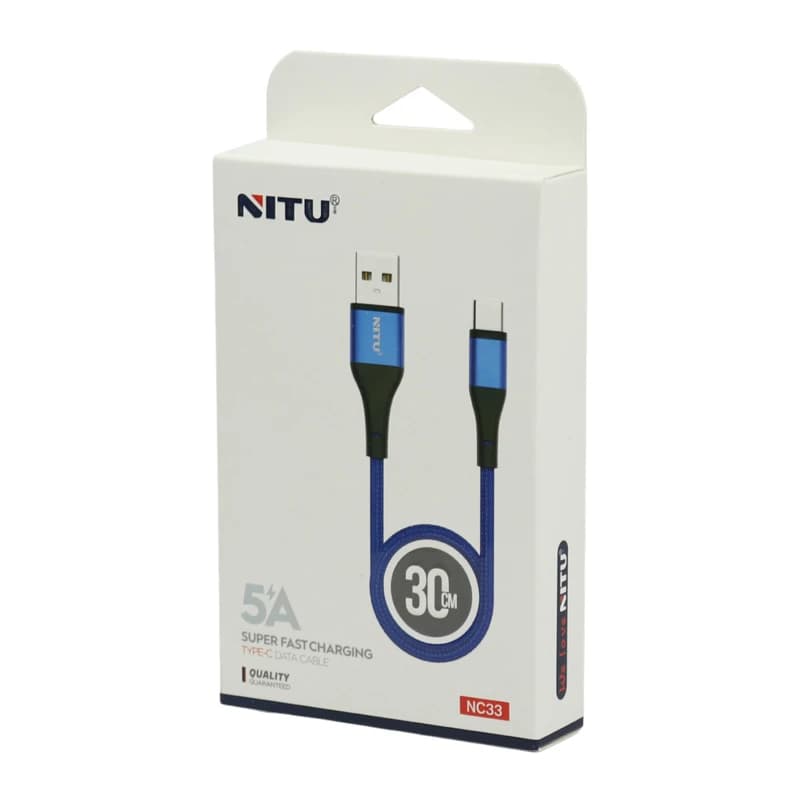 کابل پاور بانکی تایپ سی نیتو مدل NITU NC33 Type-C کد 8815 — تصویر ۲