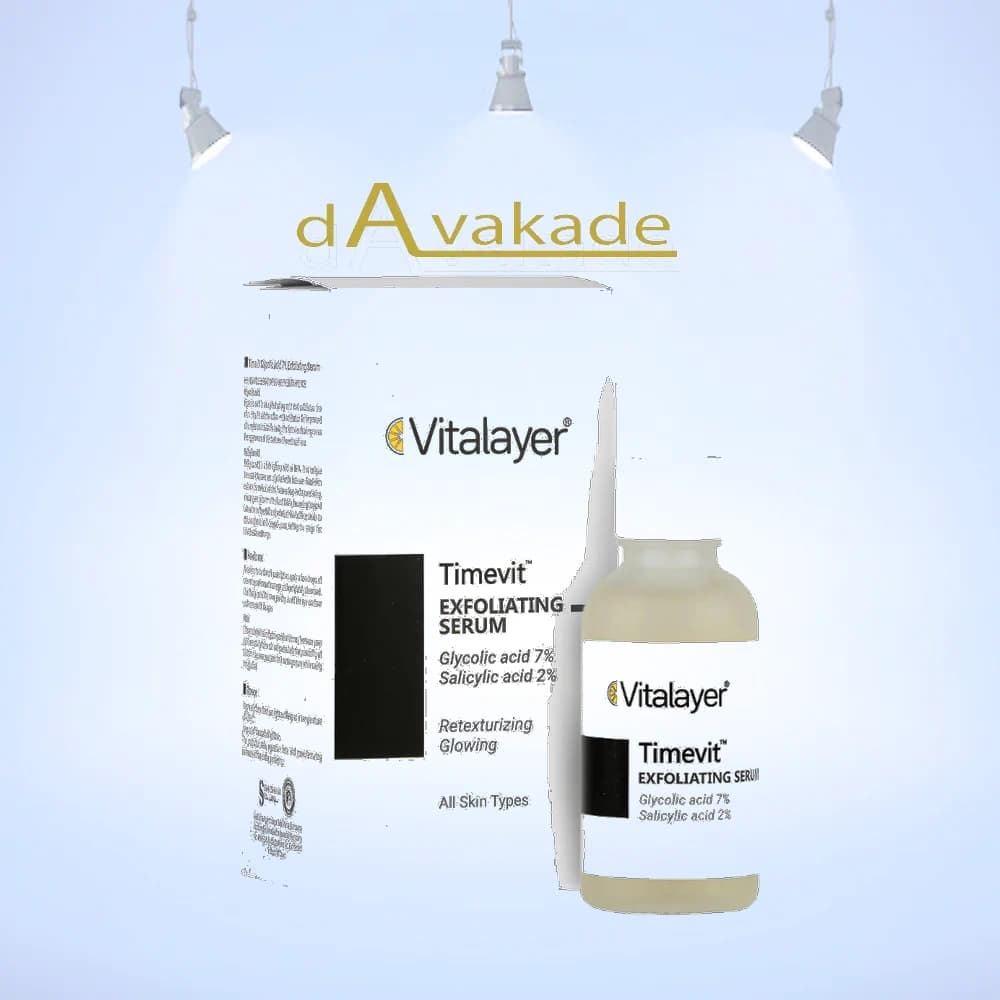 سرم لایهبردار تایم ویت حاوی 7% گلایکولیک اسید ویتالیر VITALAYER