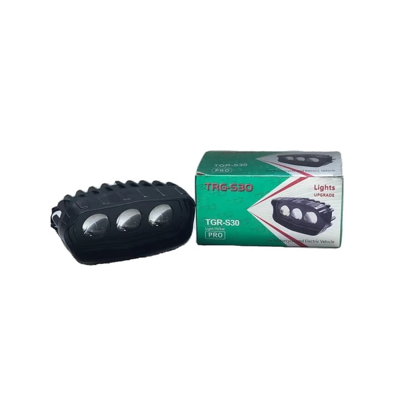 هالوژن موتور سیکلت مدل تلسکوپی 3 لنز کد k14022 — تصویر ۳