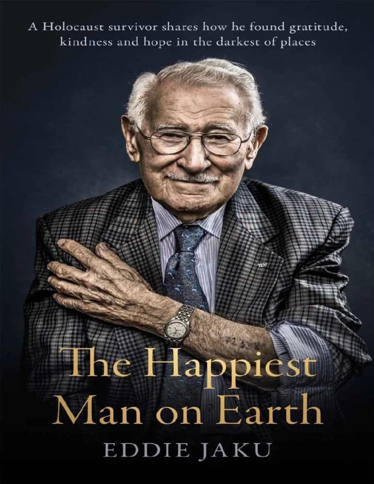 کتاب خوشبخت ترین مرد روی زمین (The Happiest Man On Earth) نسخه انگلیسی PDF | ادی جاکو