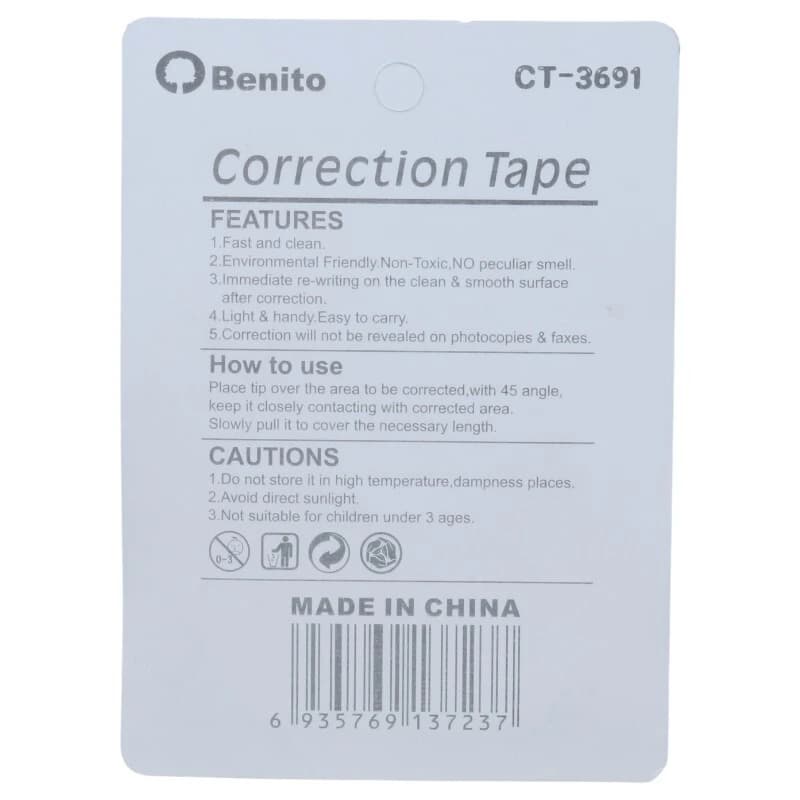 غلط گیر نواری 6 متری بنیتو CT-3691 — تصویر ۲