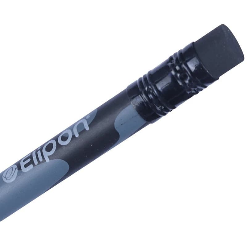 مداد مشکی پاک کن دار الیپون Elipon Black Wood — تصویر ۷
