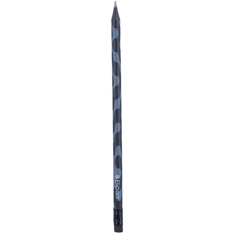 مداد مشکی پاک کن دار الیپون Elipon Black Wood — تصویر ۳