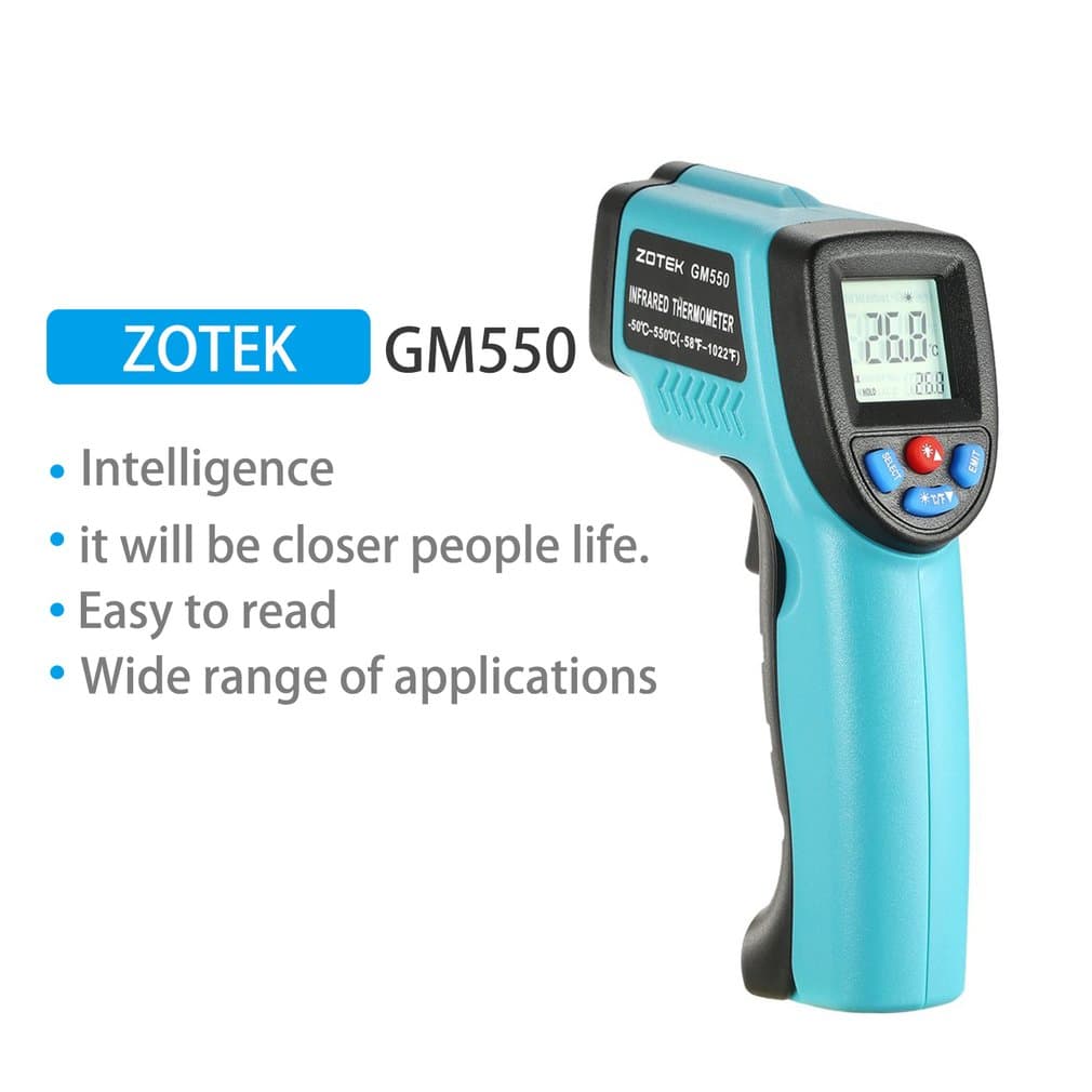 دماسنج – ترمومتر لیزری غیرتماسی زوتک GM550