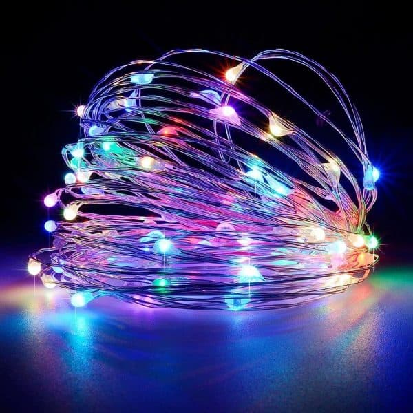 ریسه میکرو LED مفتولی 5 متر نوع باتری قلمی — تصویر ۶