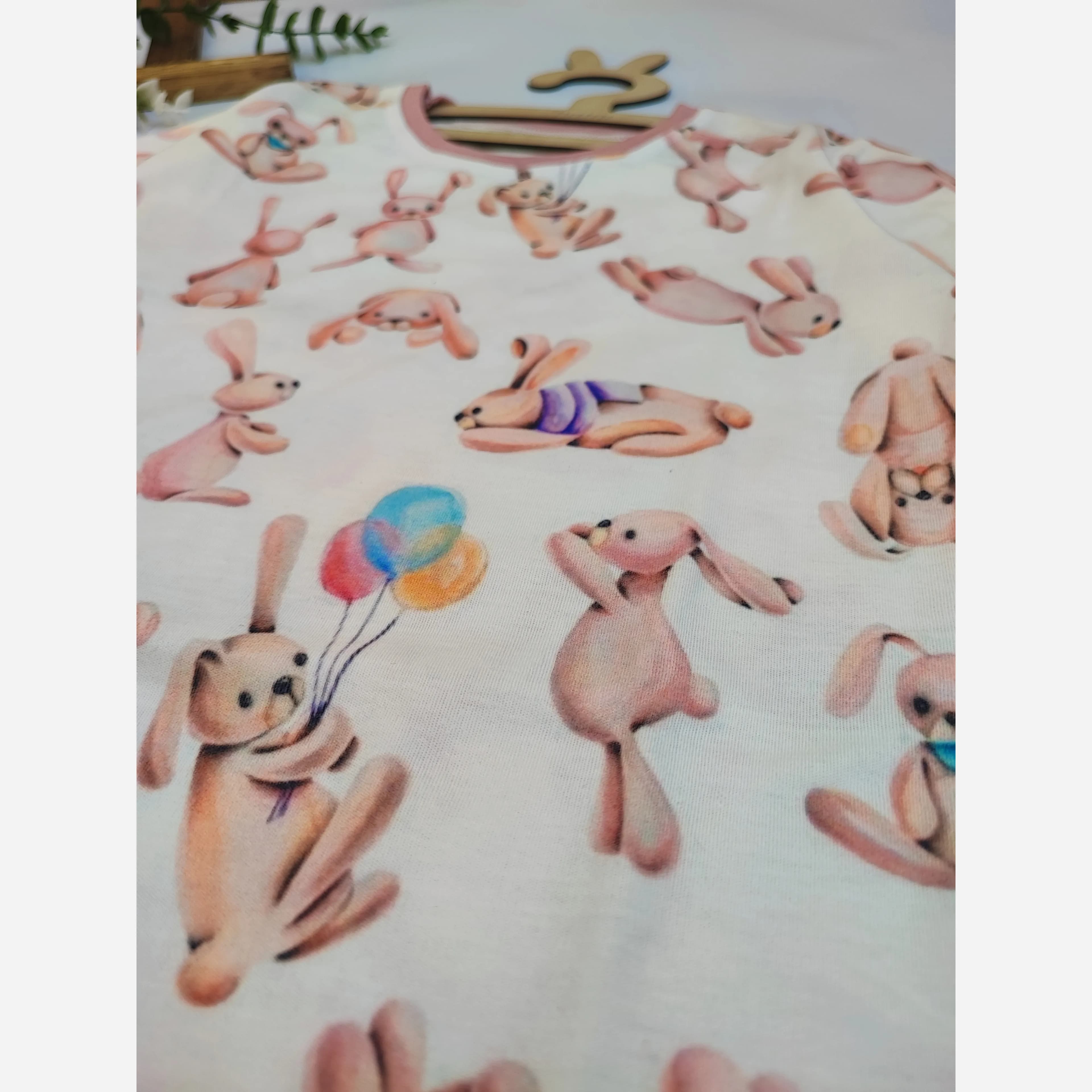 ست تیشرت و شلوار بچگانه نخ پنبه سایز 40 — تصویر ۶