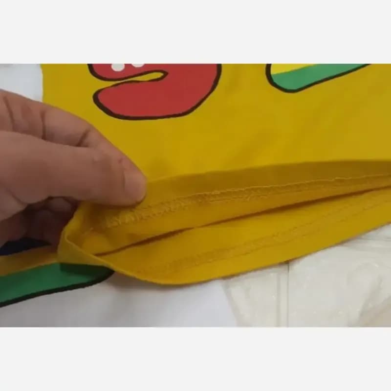 ست تیشرت و شلوارک بچگانه به همراه کیف کمری طرح دار نخ پنبه و لینن — تصویر ۱۱