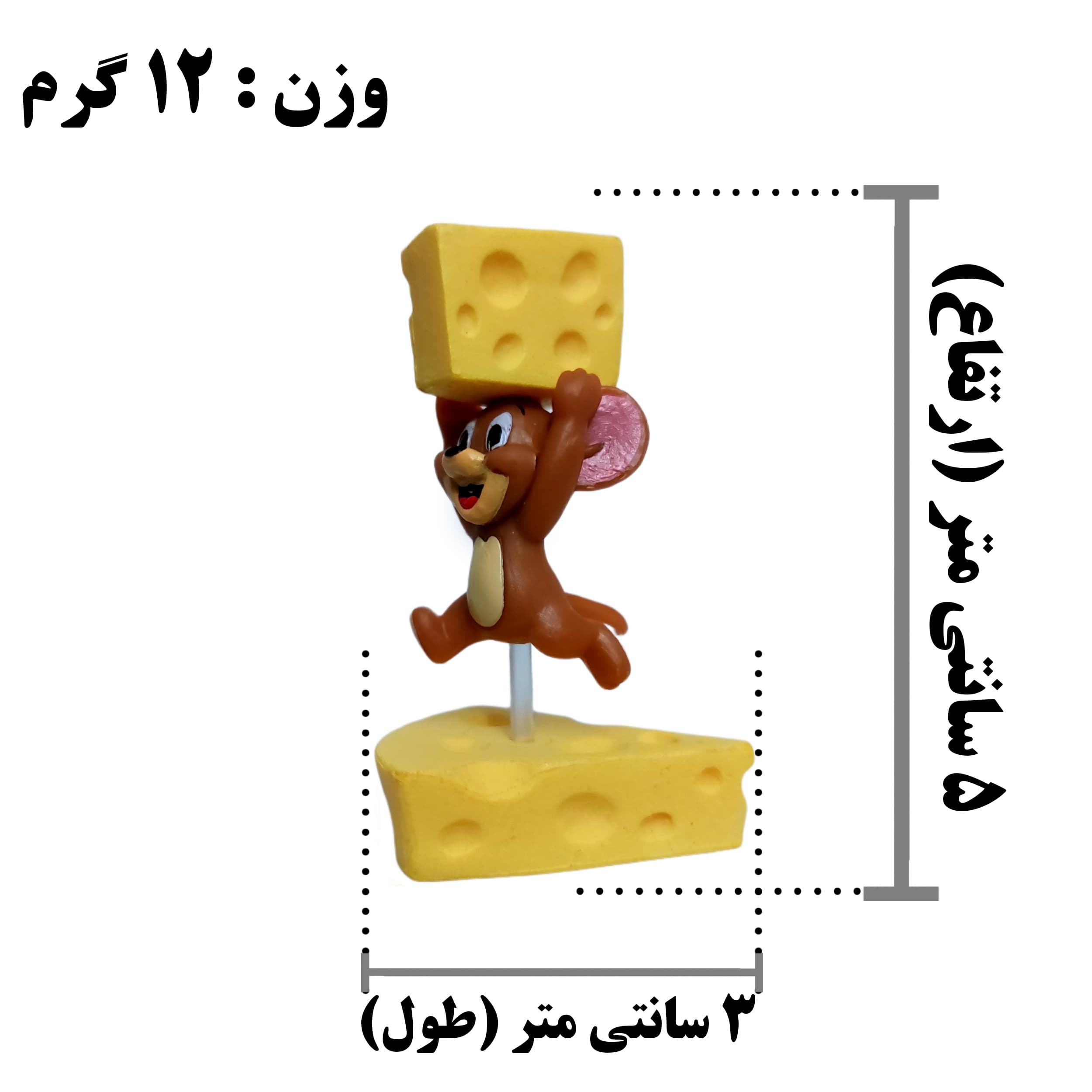 فیگور مدل تام و جری کد CHZ-4 مجموعه 4 عددی — تصویر ۴