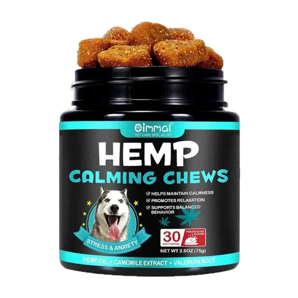 تشویقی جویدنی آرامبخش سگ با طعم اردک اویمال – HEMP Calming