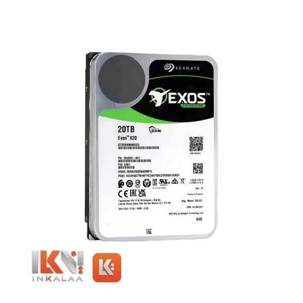 هارد سیگیت سری Exos X20 مدل ST20000NM002D SAS ظرفیت 20TB — تصویر ۵