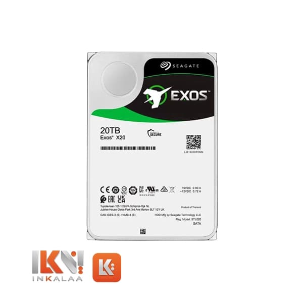 هارد سیگیت سری Exos X20 مدل ST20000NM002D SAS ظرفیت 20TB