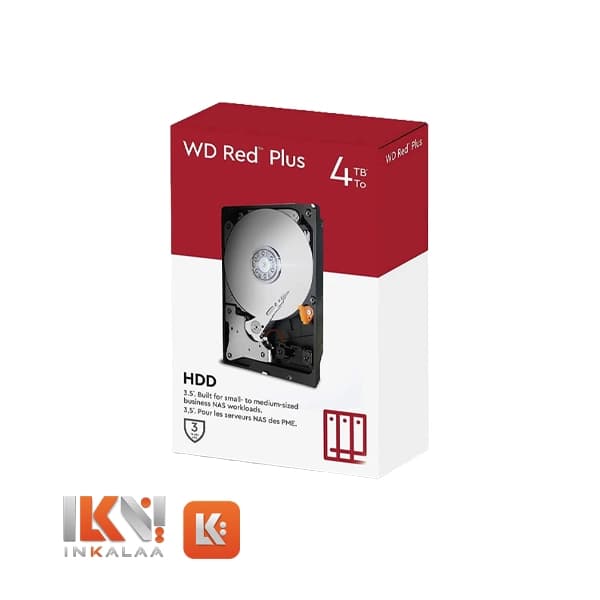 هارد وسترن دیجیتال مدل Red Plus WD40EFPX ظرفیت 4TB — تصویر ۵