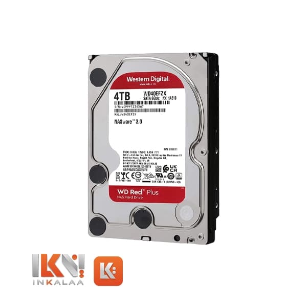 هارد وسترن دیجیتال مدل Red Plus WD40EFPX ظرفیت 4TB — تصویر ۳