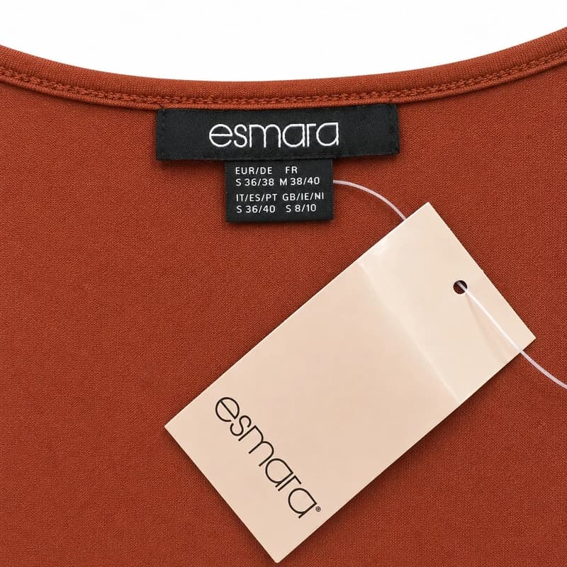 پیراهن یقه هفت زنانه اسمارا مدل ES-908 — تصویر ۴