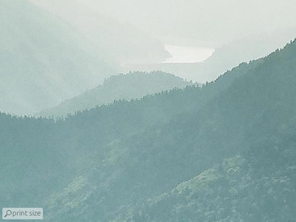 پوستر دیواری منظره طبیعت کوهستان M10053000 — تصویر ۳