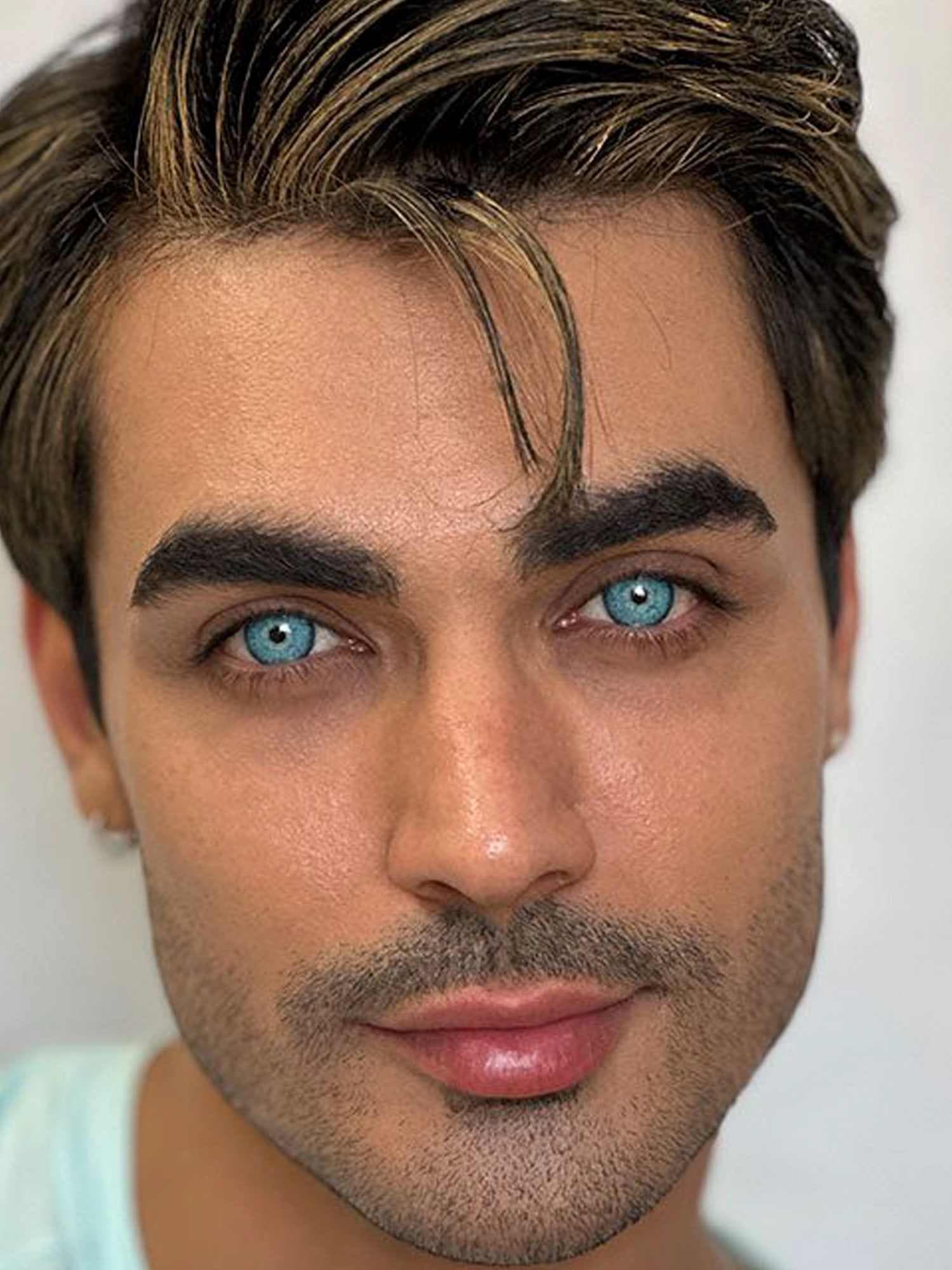 لنز طبی رنگی اوربان لایر بروکلین بلو Brooklyn blue