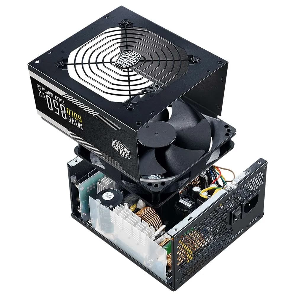 پاور کولر مستر فول ماژولار 850 وات مدل MWE GOLD 850 – V2 — تصویر ۷