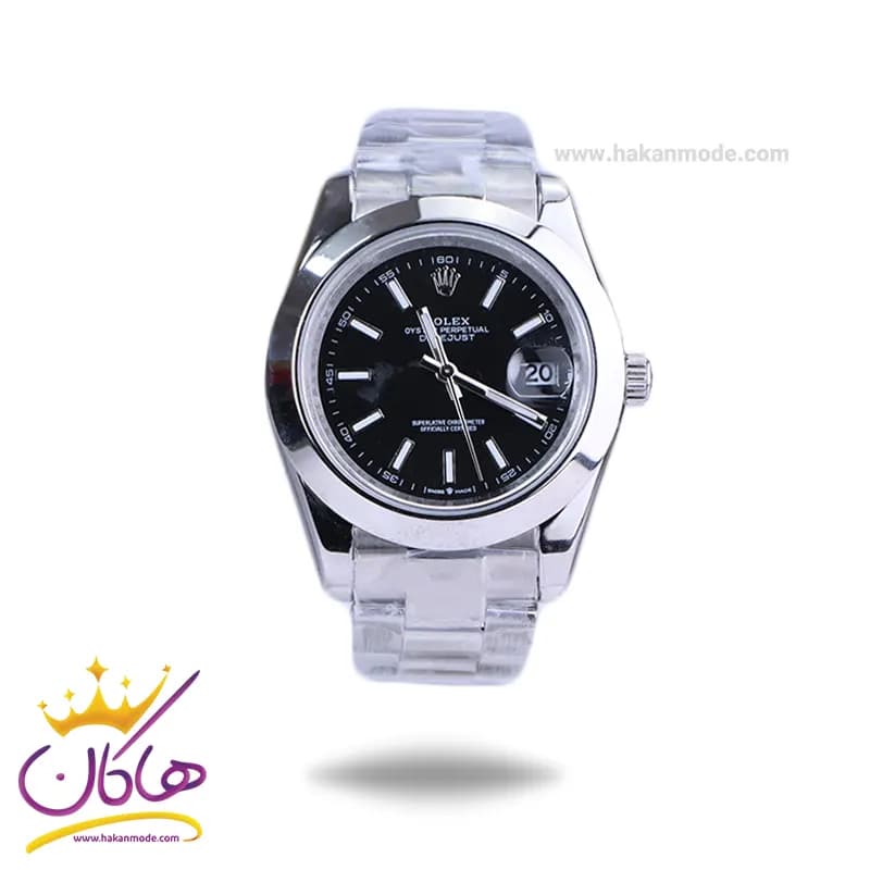ساعت رولکس اویستر مردانه فلزی صفحه مشکی 4045/2