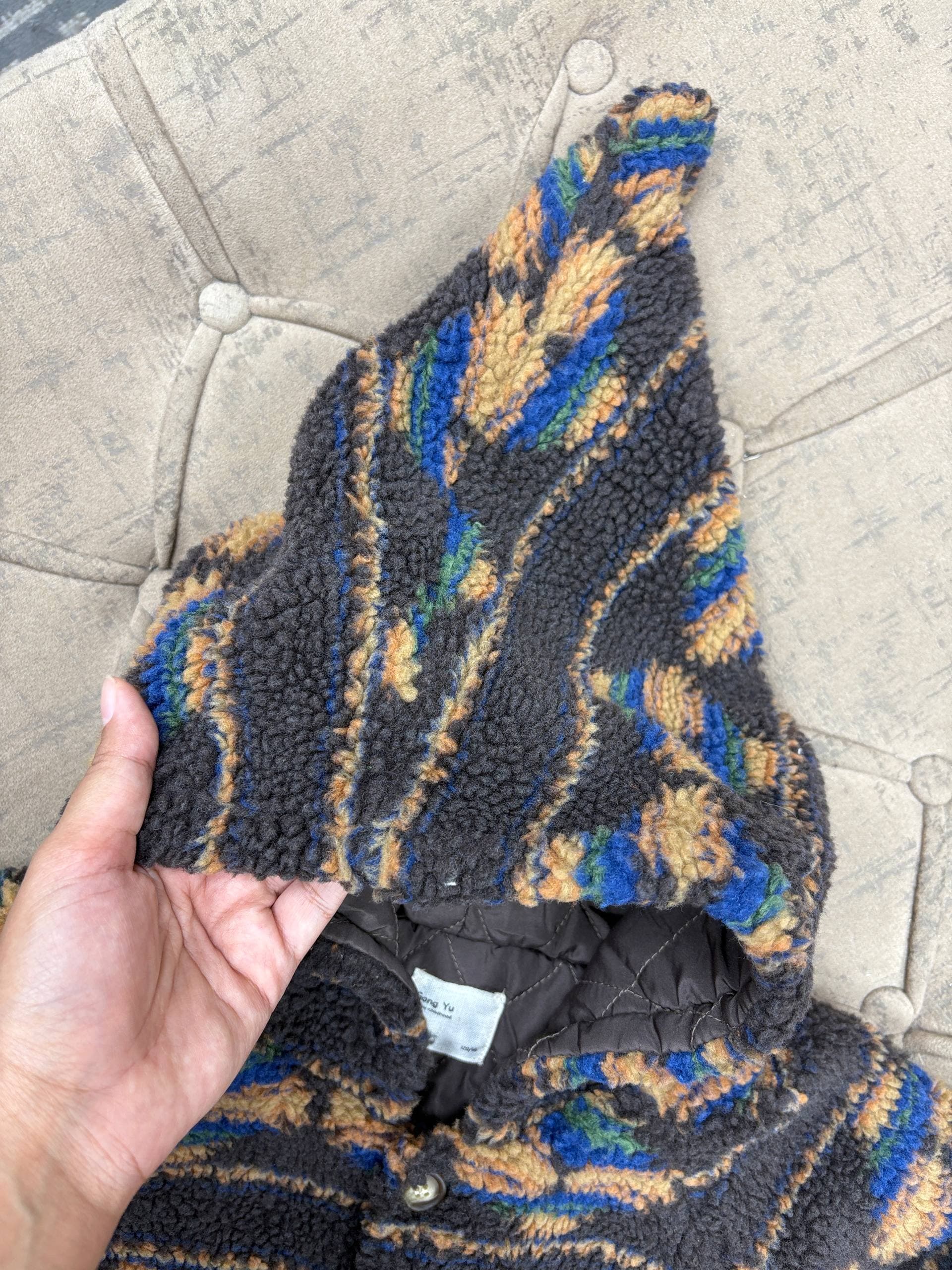 کاپشن تدی اسپرت قهوه ای — تصویر ۲