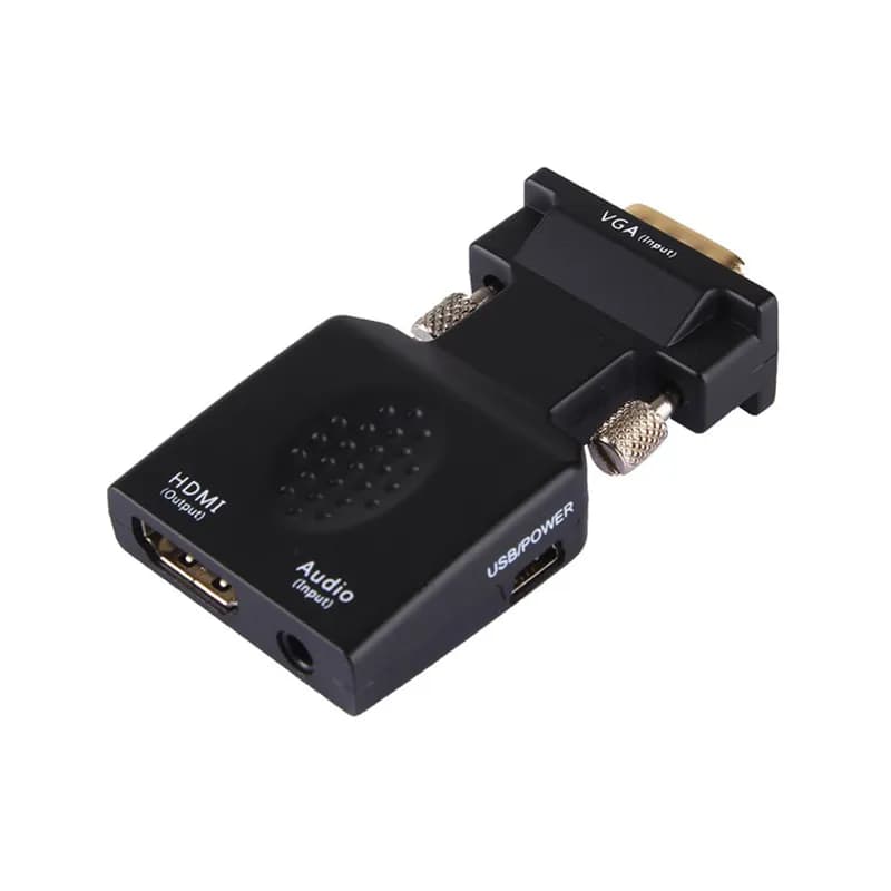 تبدیل VGA به HDMI با قابلیت انتقال صدا مدل AY22