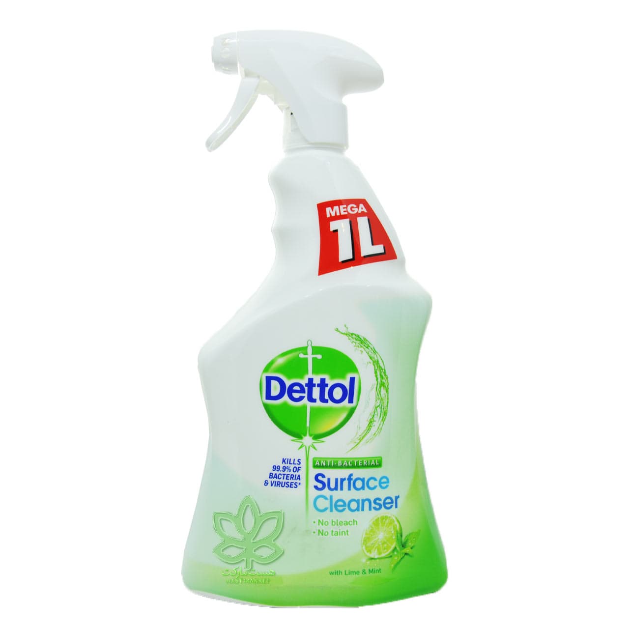 اسپری پاک کننده سطوح آنتی باکتریال با رایحه لیمو و نعنا 1 لیتر دتول – dettol