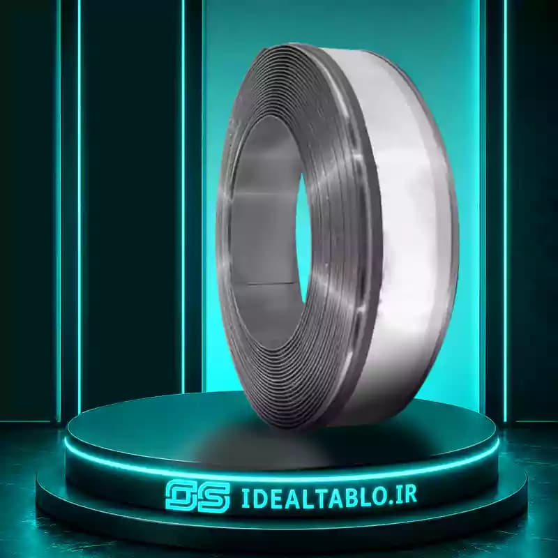 لبه چنلیوم نقره ای براق 9 سانت ساده ویواتک