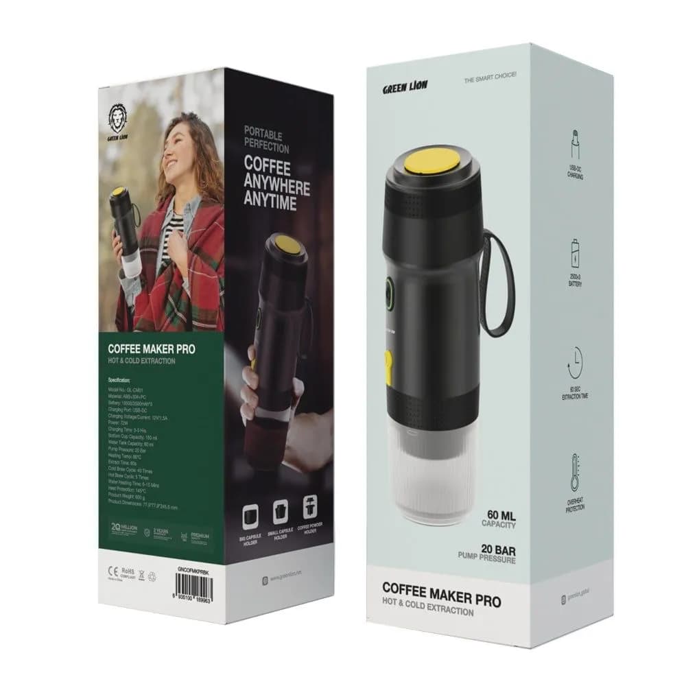 اسپرسو ساز مسافرتی گرین لاین Green Lion Coffee Maker Pro GNCOFMKPR — تصویر ۳