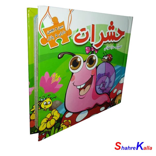 کتاب پازل ببین و بچین حشرات