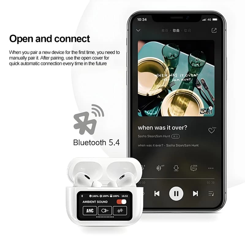 هدفون بلوتوثی مدل A9 pro (ارسال از اصفهان) — تصویر ۳