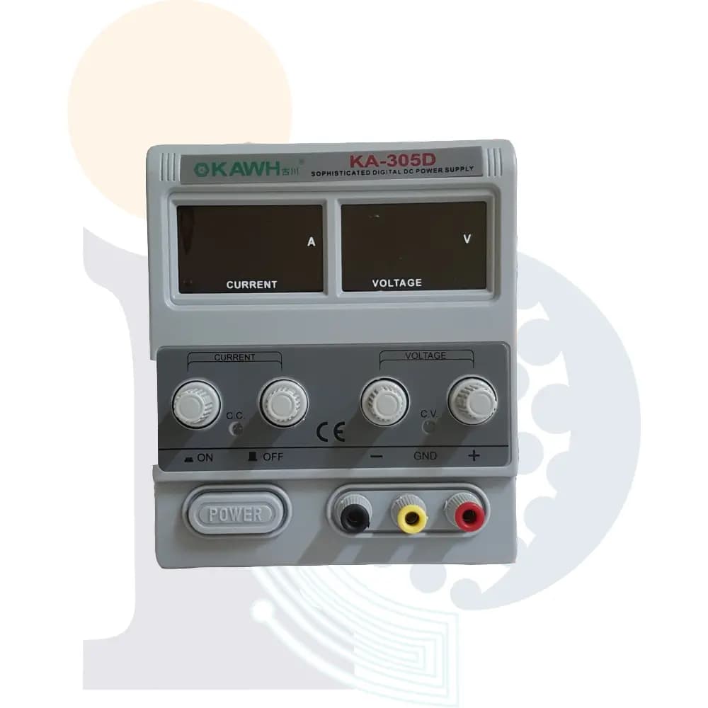 منبع تغذیه دیجیتال 5 آمپر KAWH KA-305D