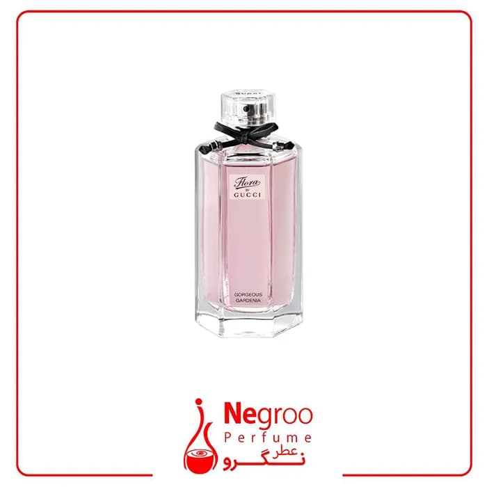 عطر ادکلن گوچی فلورا گورجس گاردنیا 100 میل Gucci Flora by Gucci Gorgeous Gardenia اورجینال — تصویر ۲