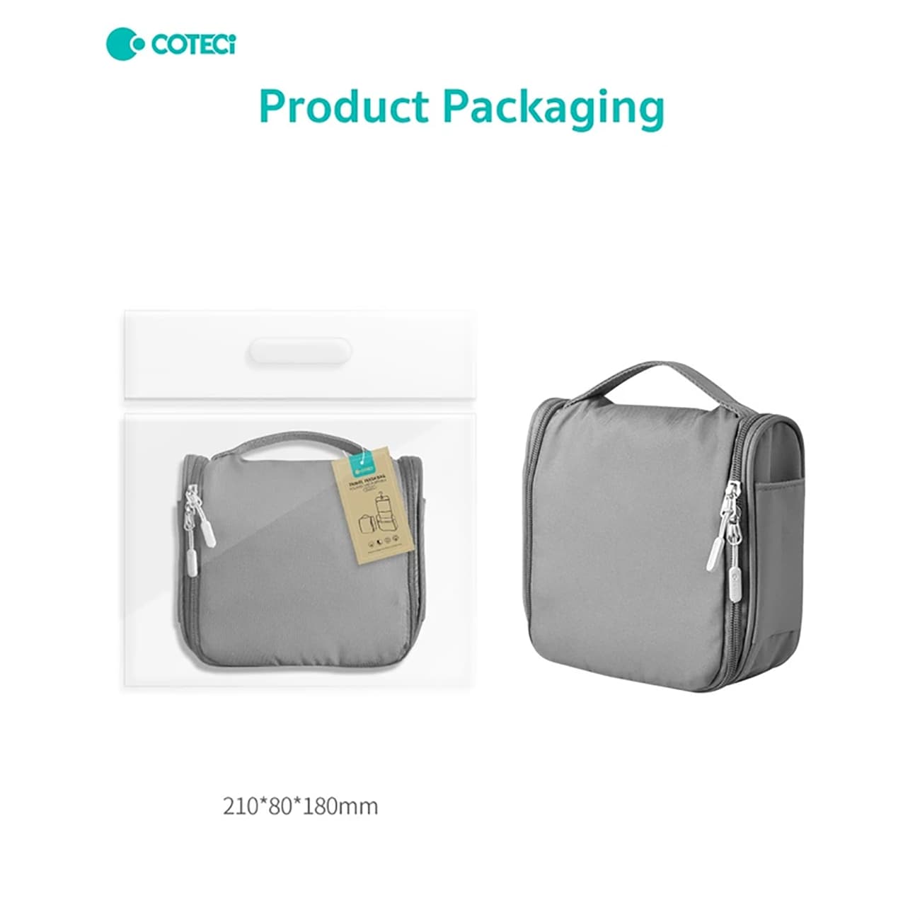 کیف لوازم آرایشی و بهداشتی مسافرتی تاشو کوتسی TR-040 — تصویر ۴