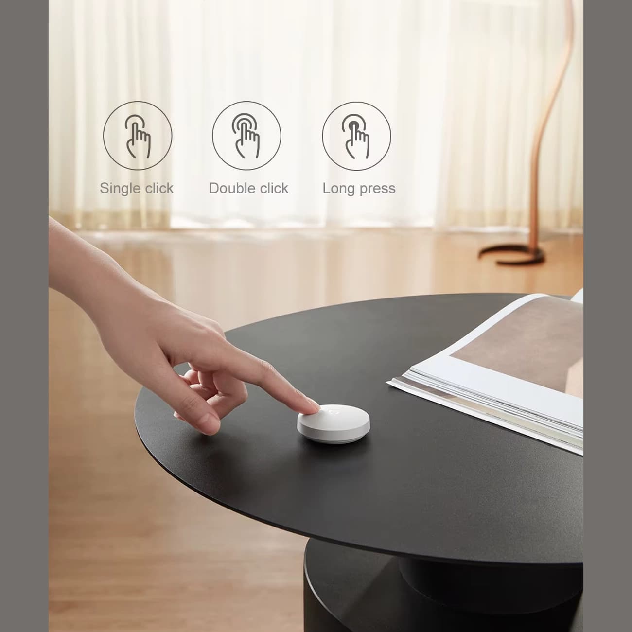 کلید کنترل هوشمند شیائومی Xiaomi اصل مدل XMWXKGO1LM نسخه بلوتوث — تصویر ۸