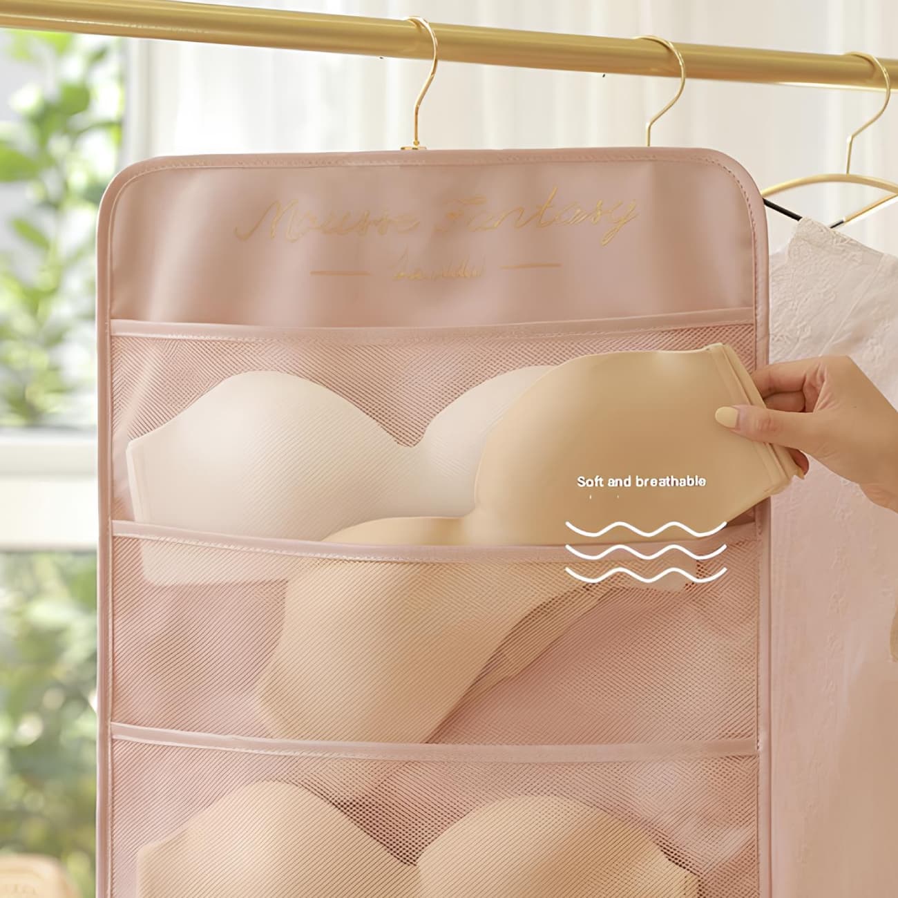کاور آویز نظم دهنده لباس زیر و جوراب دوطرفه Mousse Fantasy — تصویر ۷