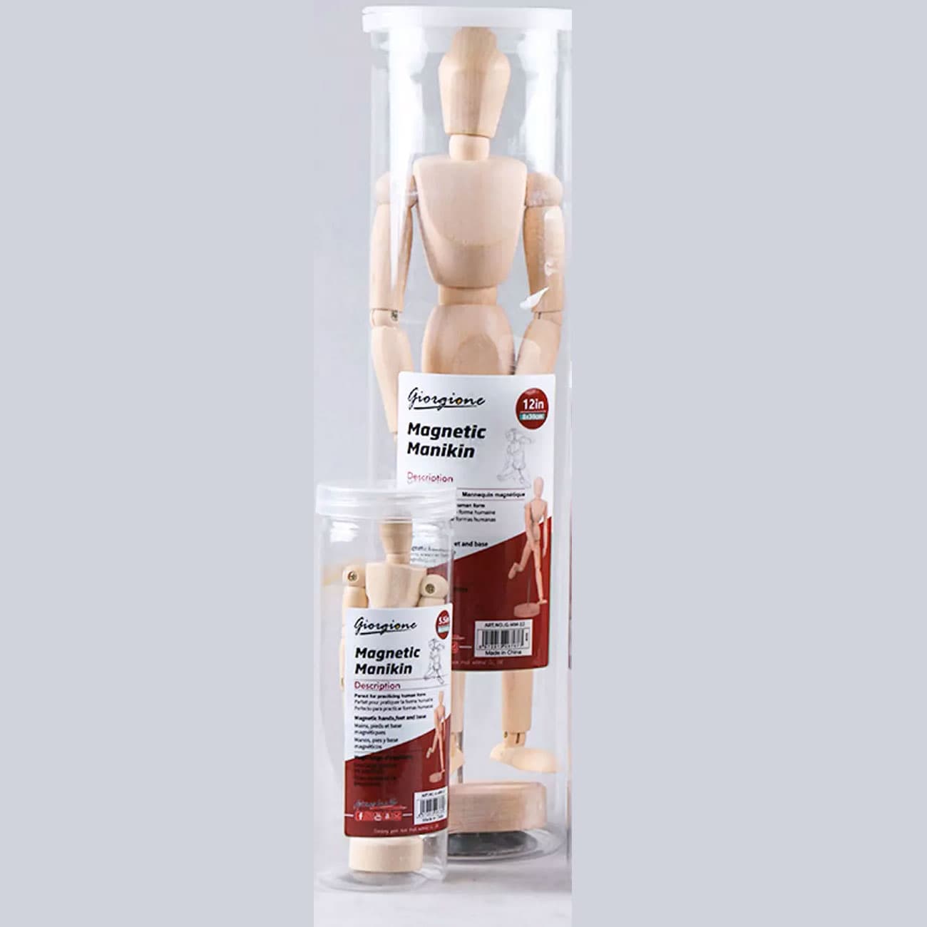 دکوری فانتزی چوبی رومیزی طرح آدمک G-MM5.5/8/12 — تصویر ۶