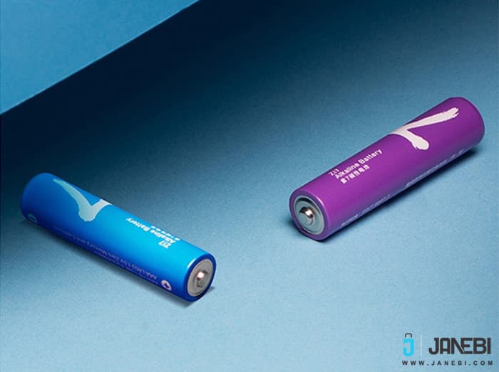 باتری نیم قلمی رنگین کمانی شیائومی Xiaomi Rainbow AAA Battery Pack Of 10 — تصویر ۴