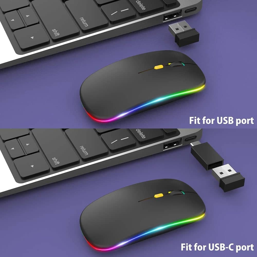 موس شارژی وایرلس و بلوتوث گیمینگ YOOKIE YE03 RGB — تصویر ۷