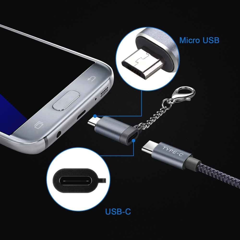 تبدیل TYPE-C به MicroUSB مدل PK-448