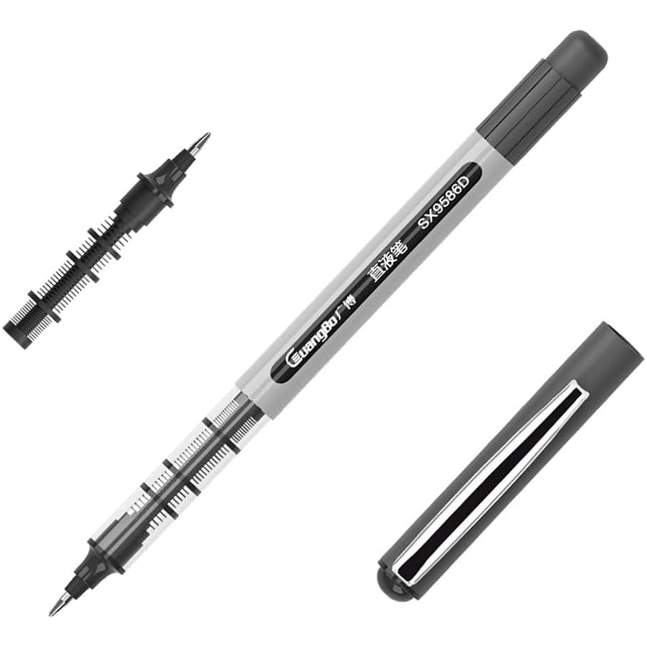 خودکار ژله ای مشکی رولر ROLLER مدل sx9586d نوک 0.5 میلیمتری 12 عددی — تصویر ۶