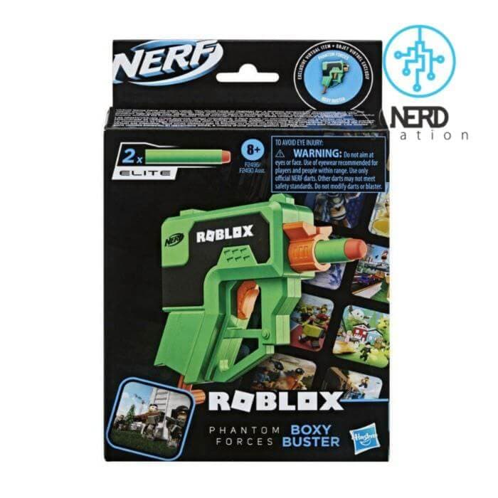 تفنگ نرف مدل روبلاکس باکسی باستر – Hasbro Nerf Gun