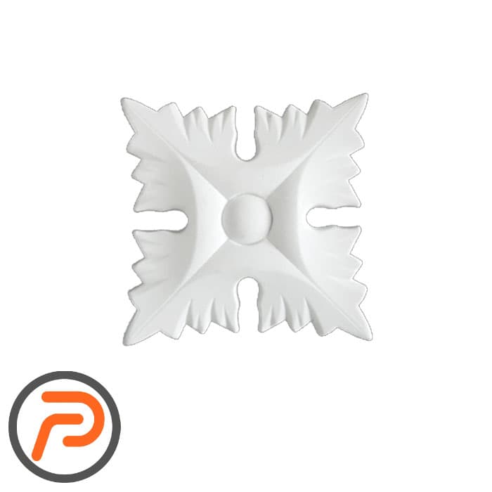 گل تزئینی طرح منبت pvc کد 591 — تصویر ۲