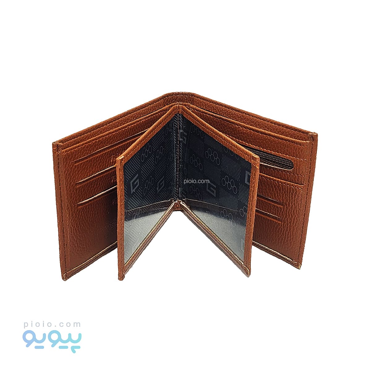 کیف پول جیبی نیم کتی چرم مردانه Super Bag — تصویر ۲