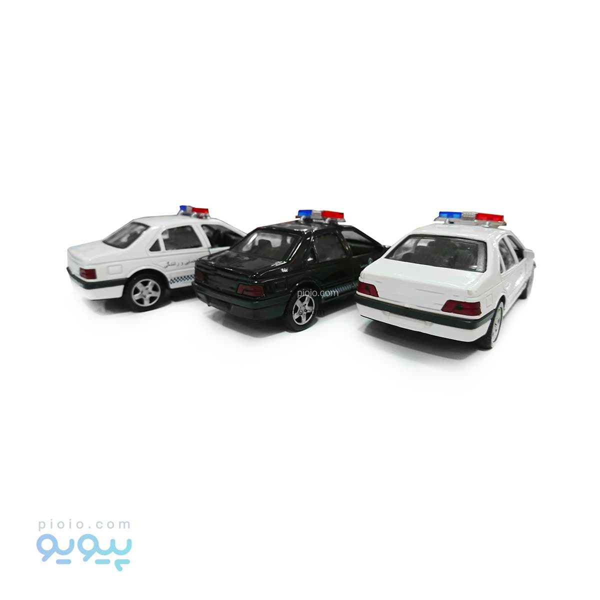 ماکت ماشین پلیس فلزی 405 طاها تویز1511P عمده و کارتنی — تصویر ۸