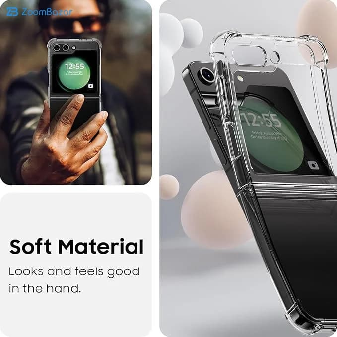 قاب اپیکوی مدل Piblue Clear مناسب برای گوشی موبایل سامسونگ Galaxy Z Flip 5 — تصویر ۱۱