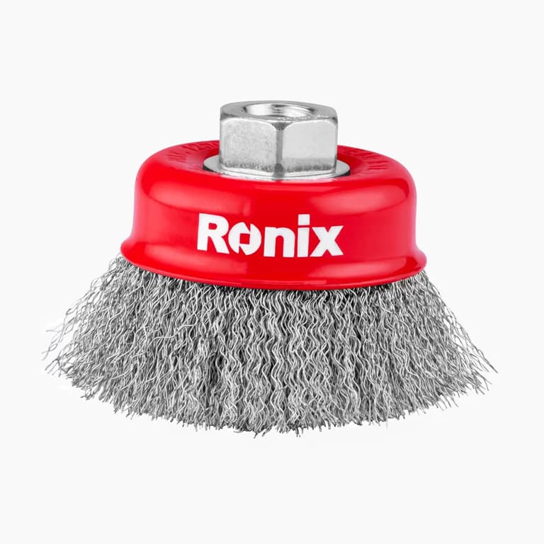 فرچه سیمی کاسه ای ۷۵ میلی متری رونیکس مدل RONIX RH-9940 — تصویر ۳