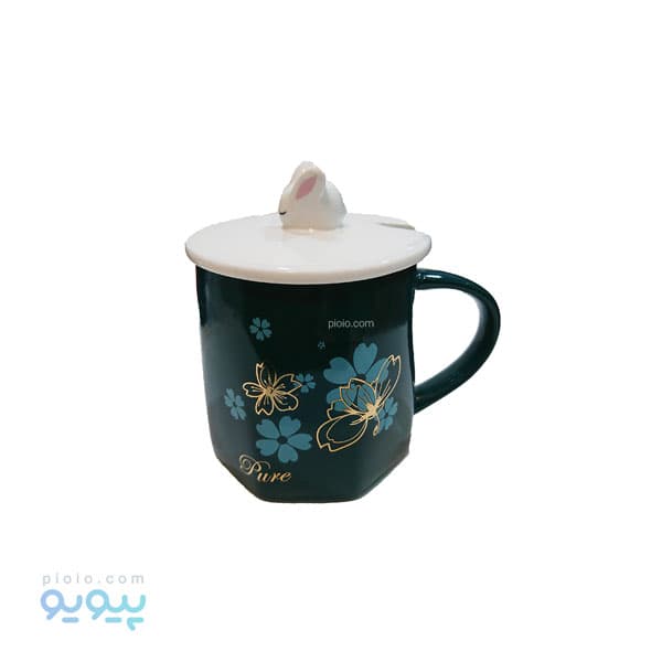 ماگ سرامیکی مدل گلدار — تصویر ۲